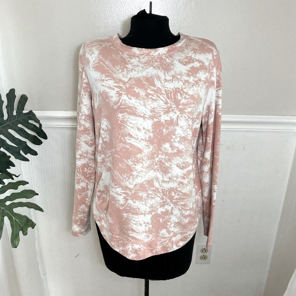Zuda QVC knit stretch French Terry pullover top, EUC Oversized, Loungewear XS - Picture 6 of 15